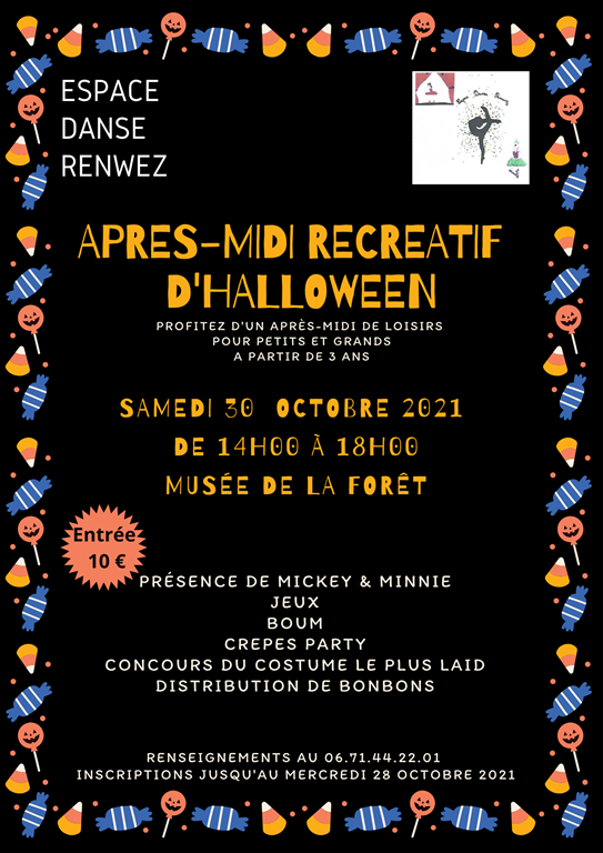Après-midi récréatif d'Halloween