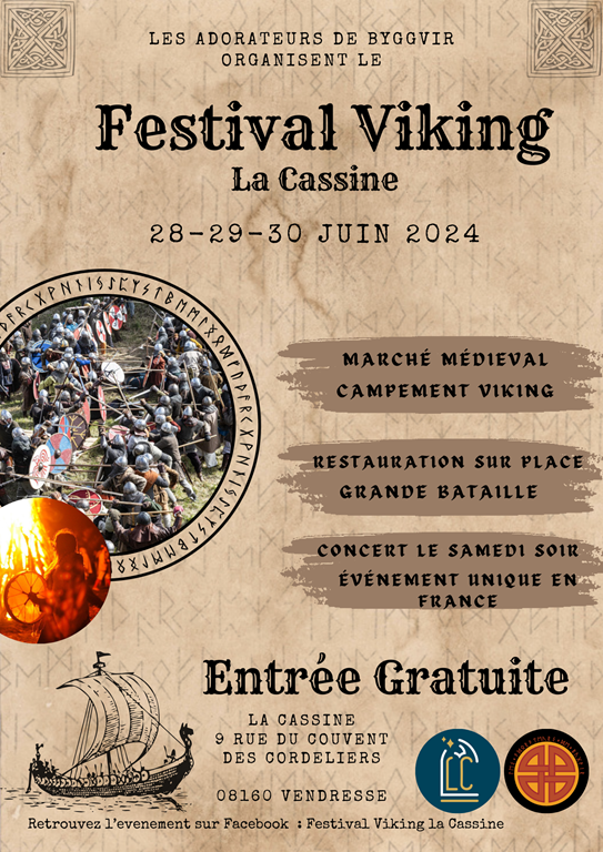 !! ANNULÉ !! Festival Viking la Cassine