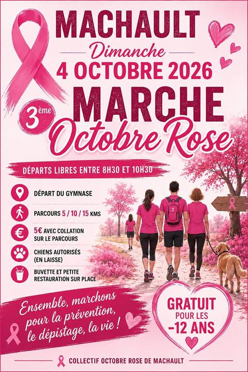 3e Marche rose