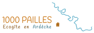 1000 PAILLES Cabane et gîte écologiques en sud Ardèche