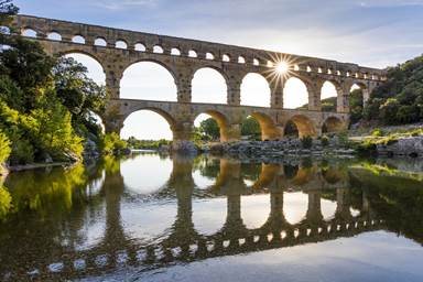 Pont du Gard inscript à l'Unesco