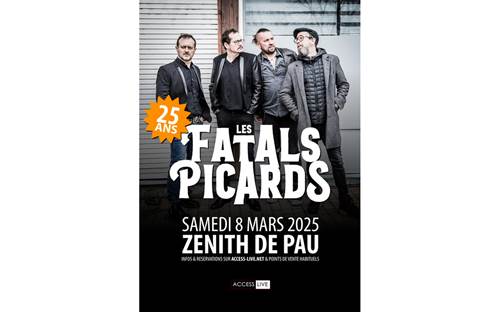 Concert : Les Fatals Picards Le 8 mars 2025