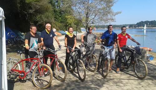 Rallye Vélo Ile aux Moines ave Au Gré Du Vent