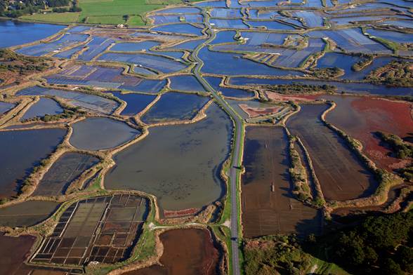 La presqu'île de Guérande et les marais salants