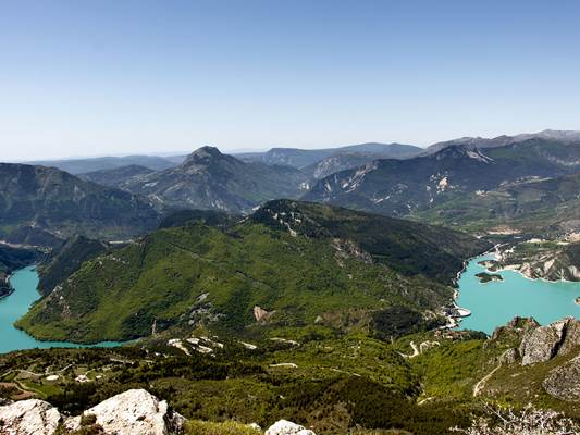 Castellane, les gorges du verdon et le lac de Castillon