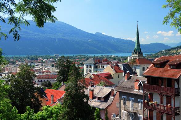 Aix-les-Bains et le lac du Bourget