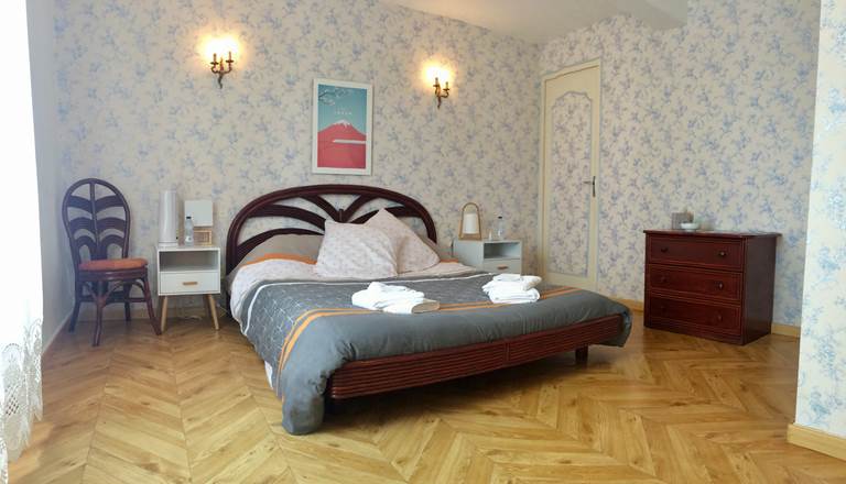 Vue d'ensemble de la chambre Zen