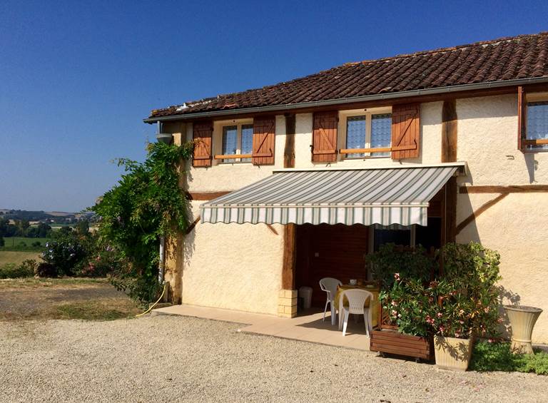 Vue extérieur du gîte