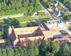 vue aerienne du domaine de l'Abbaye de Belval