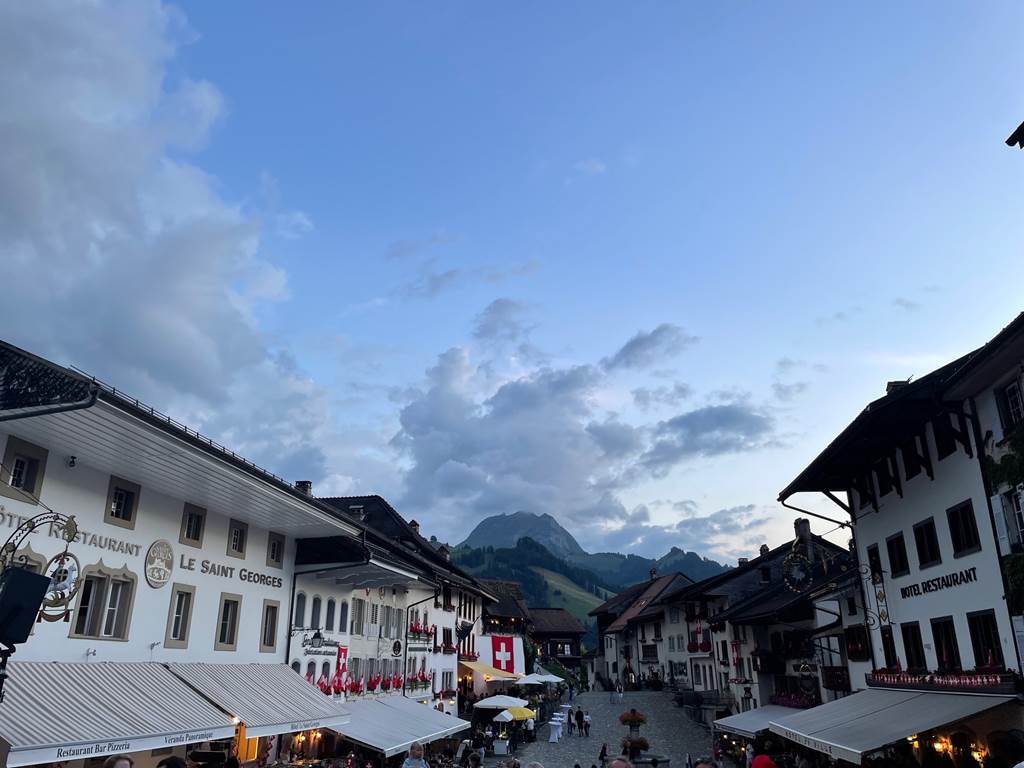 Gruyères et le Moléson 1er aout 2025