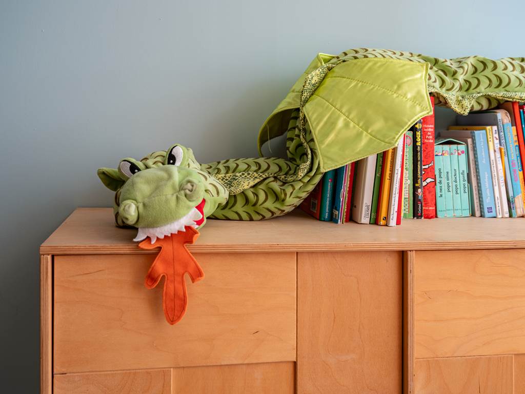 Armoire à jeux et livres pour enfants