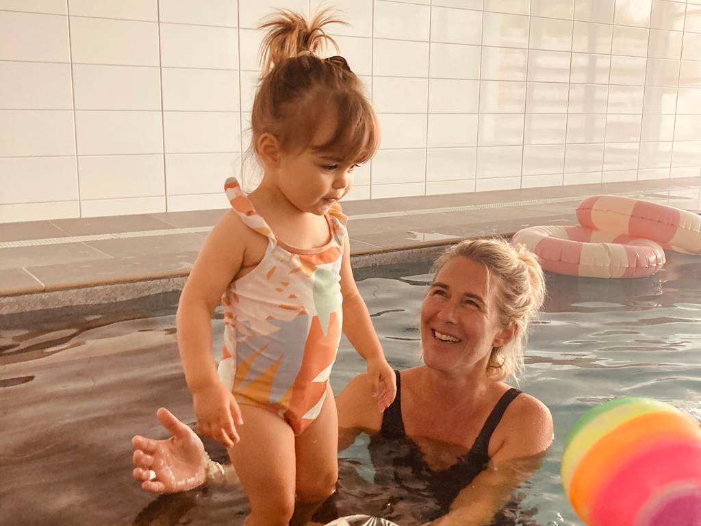 Piscine en famille