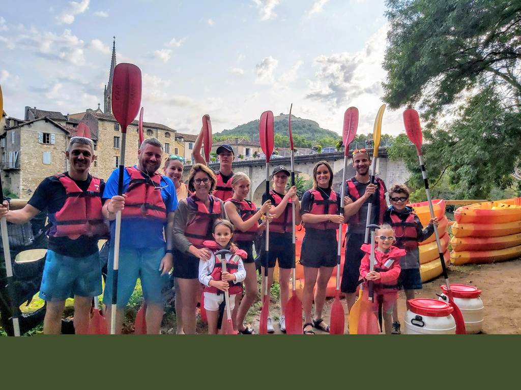 Location de canoe kayak en groupe à Saint-Antonin-Noble-Val