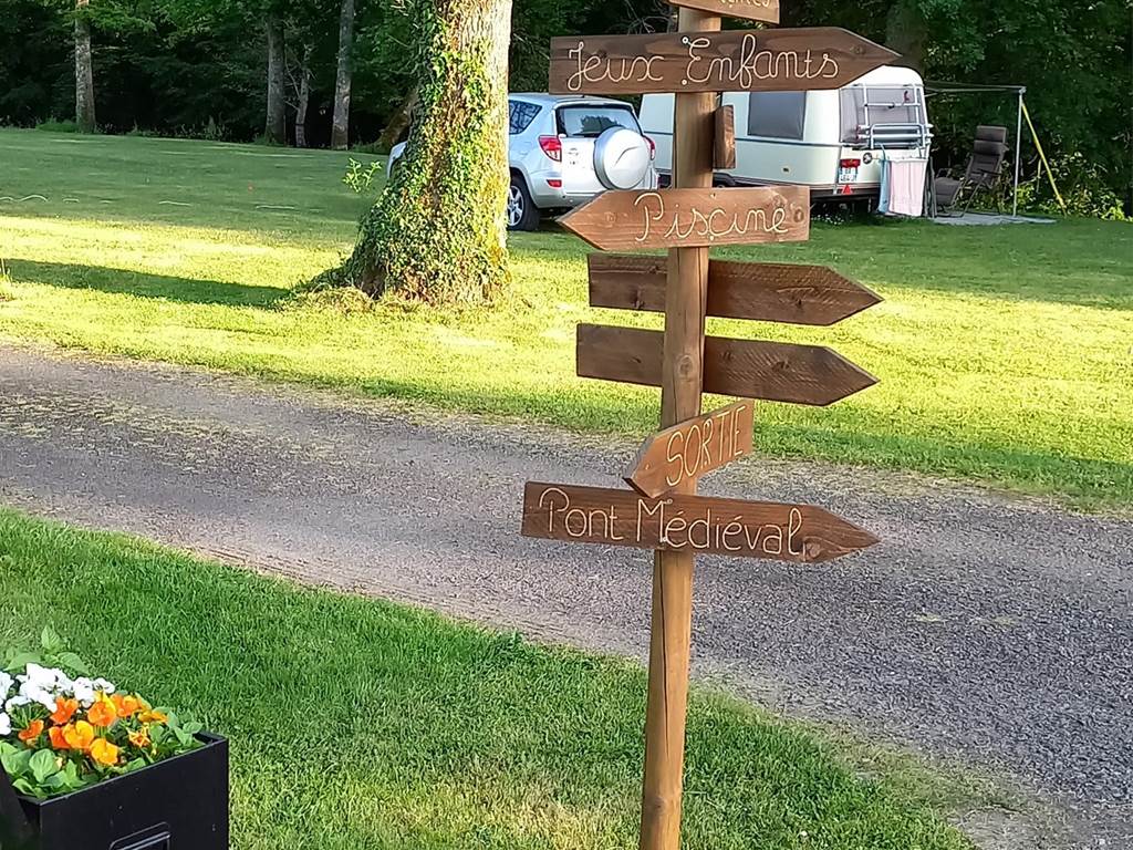 Camping panneau