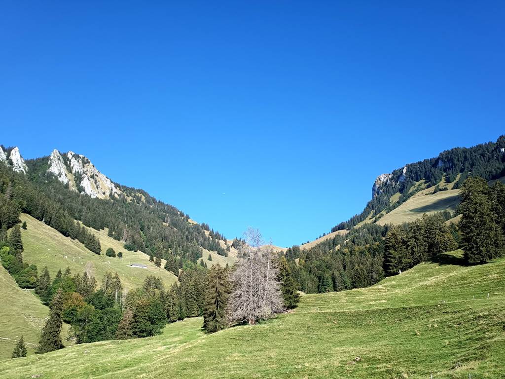 Randonnee au dessus du village
