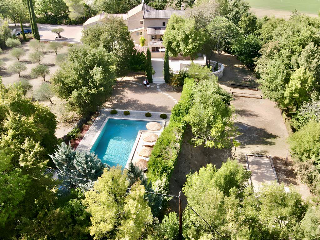 La Serre des Mourgues vue du ciel