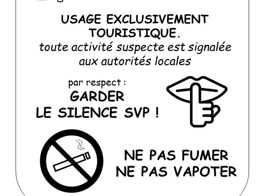 Affichage AVERTISSEMENT site