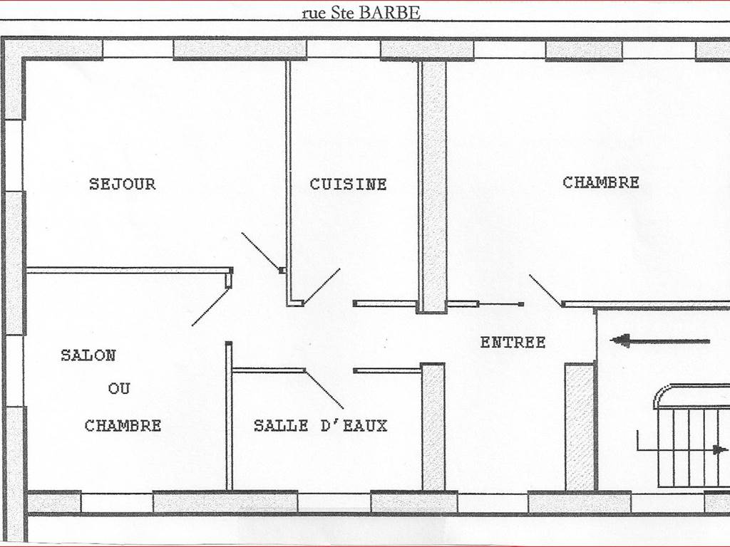 Plan de l'appartement
