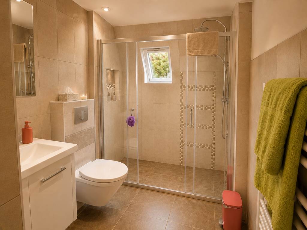 Salle d'eau Orange