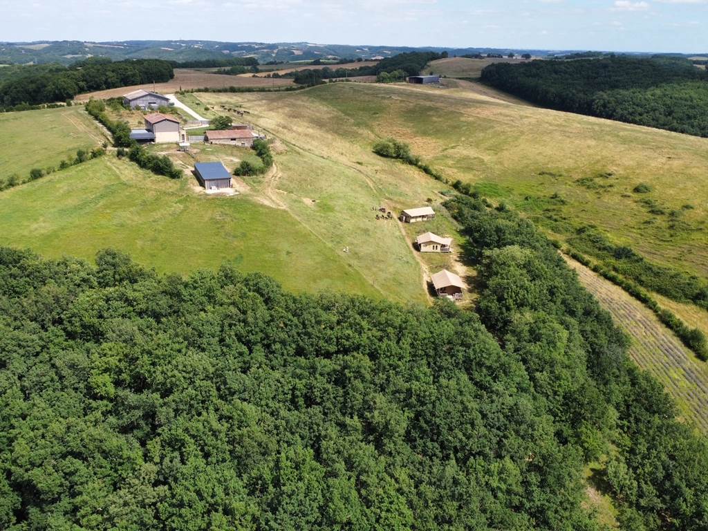 vue aérienne boomerang Hitton