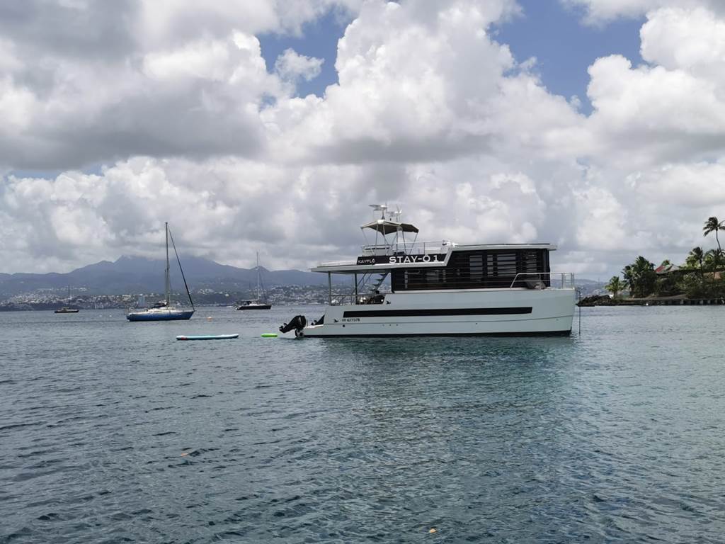 Paddle et baignade depuis le bateau à Anse Mitan