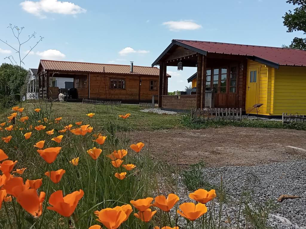 camping-la-perle-creuse-les chalet fleuris2