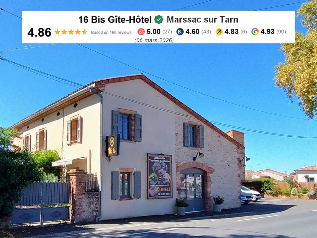 16 bis gite hotel-marssac sur tarn