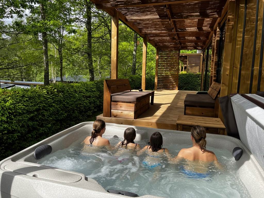 HY•Lødge Spa 4 personnes avec spa privatif