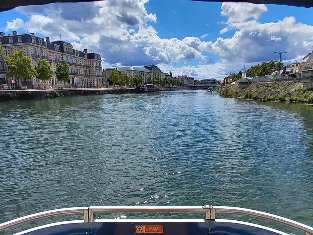 arrivée au centre ville