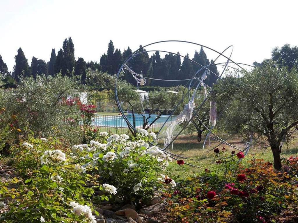 jardin artistique piscine