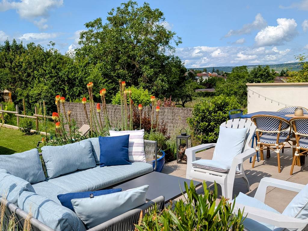 Le Cémarose Gîte & Spa terrasse, jardin pres de Reims