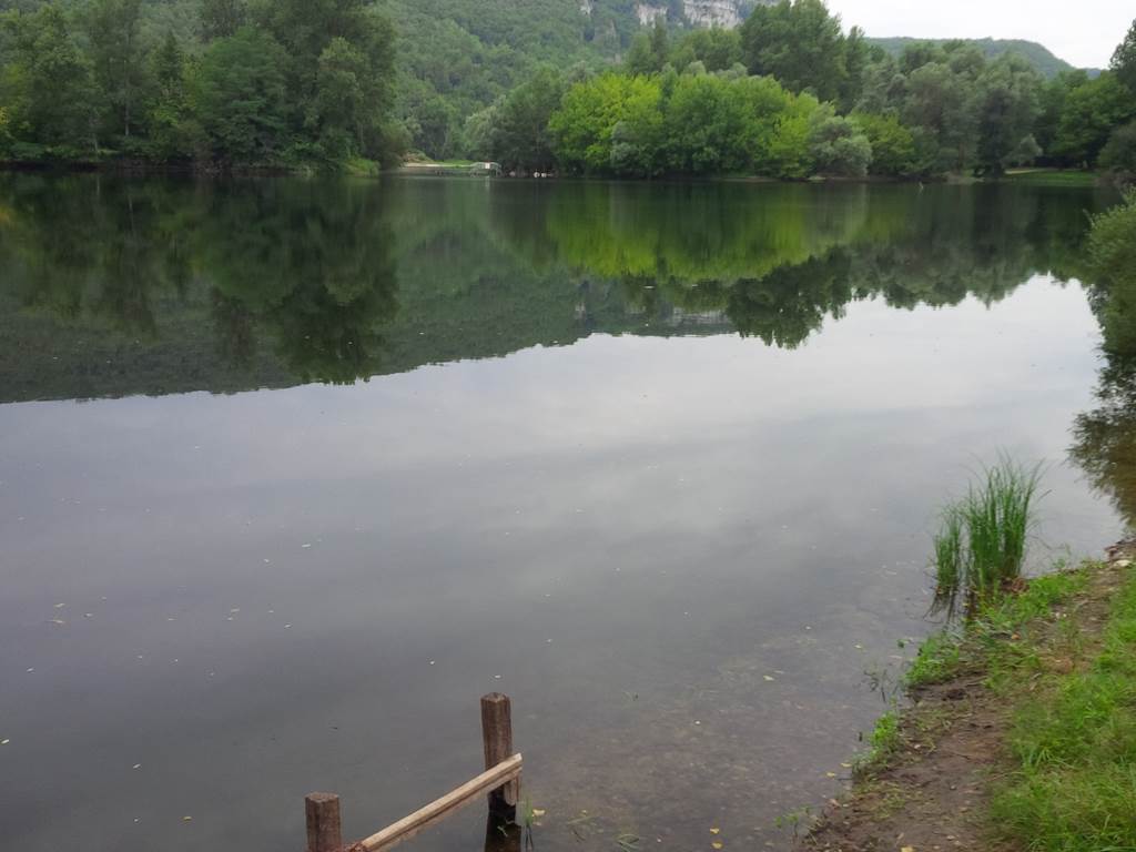 le lac à 100m