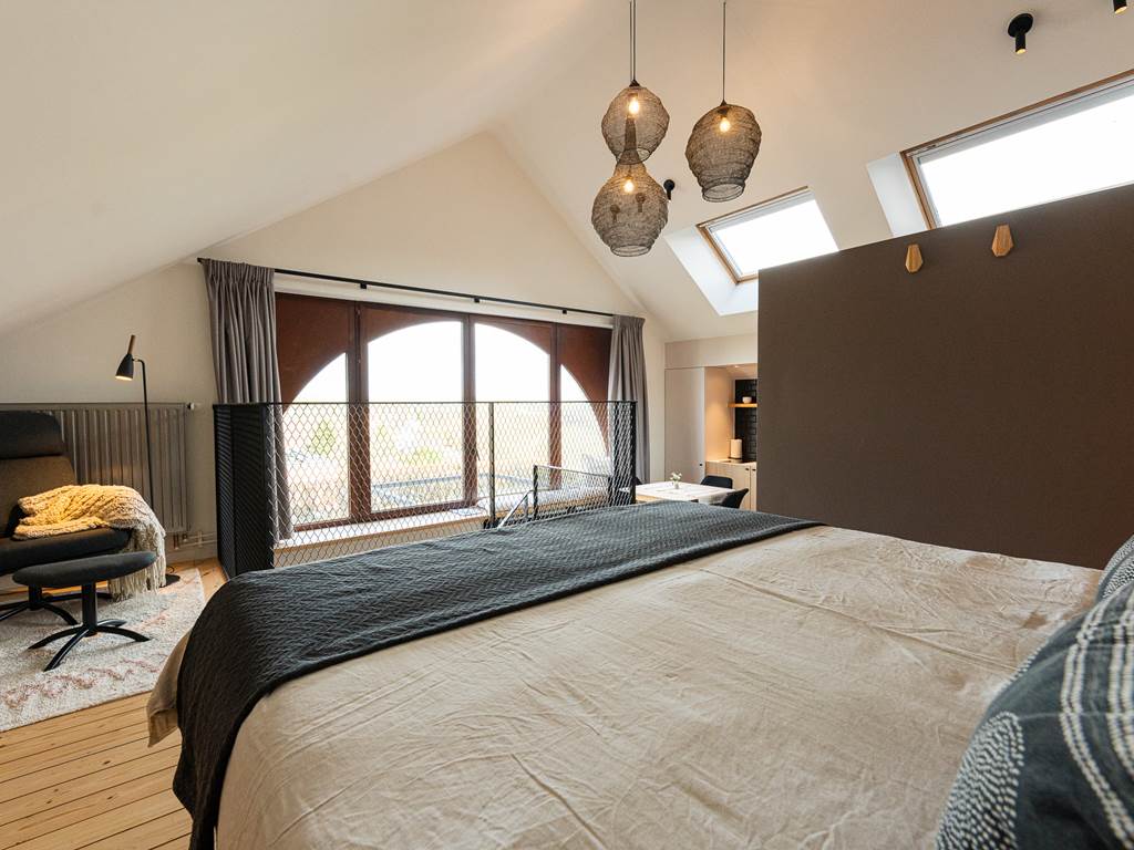 Vue du lit