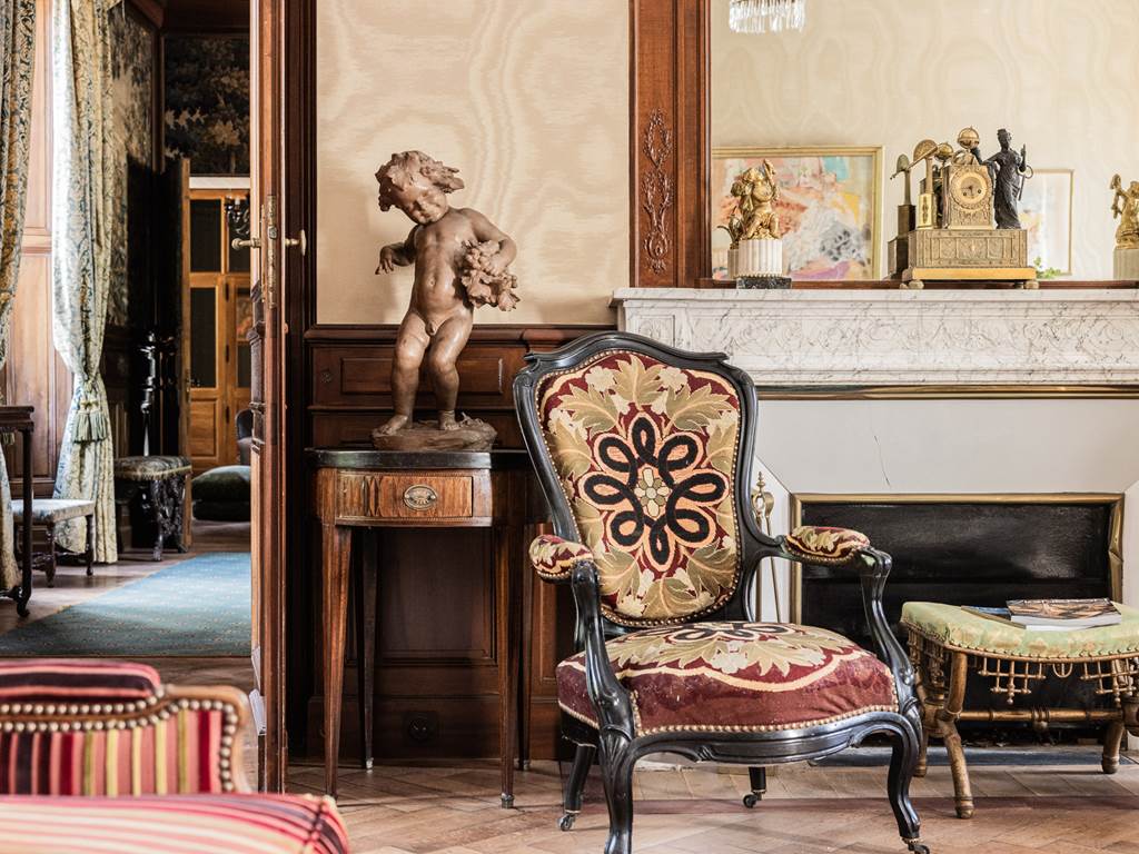 Château Sénéjac - Le Pian Médoc - Chambres d'Hôtes - Salon jaune