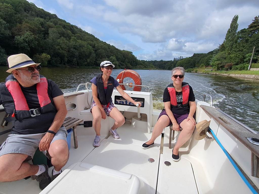 Balade en bateau sur La Rance avec le propriétaire