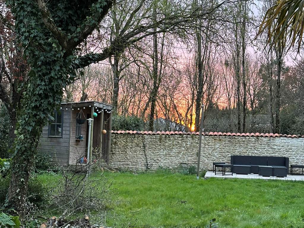 jardin terrasse ouest coucher de soleil_La Grande Cavalerie