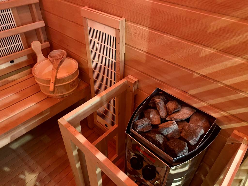 sauna pierres chaudes
