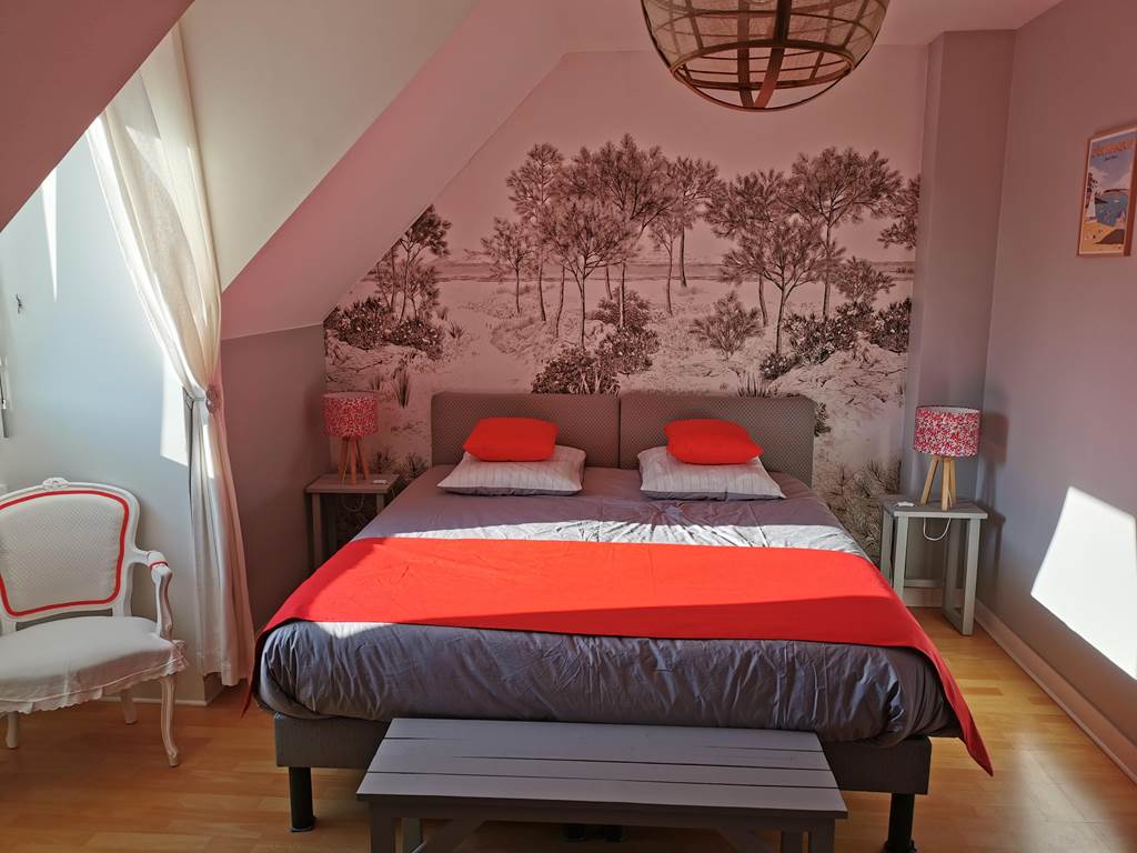 Chambre "La Plage du Pont" coté jardin