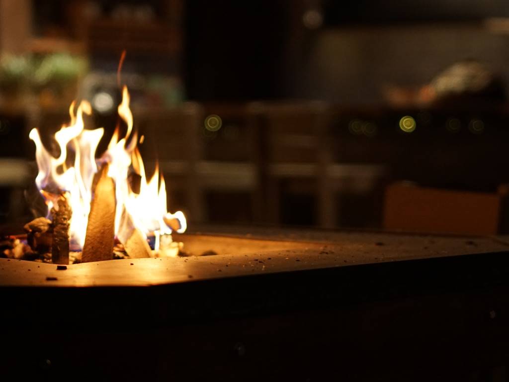 feu de cheminée chaque soir