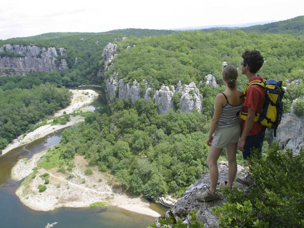 Vacances dans les gorges de l'Ardèche