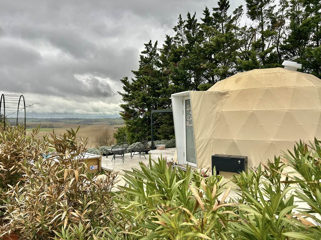 Le Dôme Lauragais vous accueil même en hiver