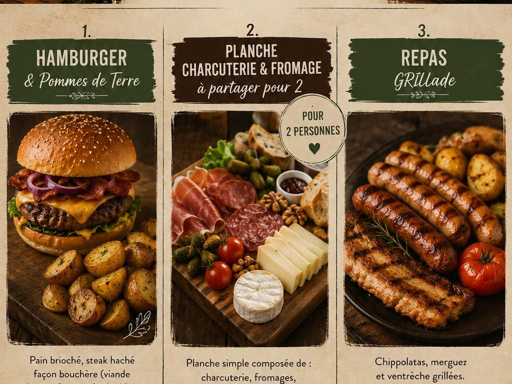 affiche menus