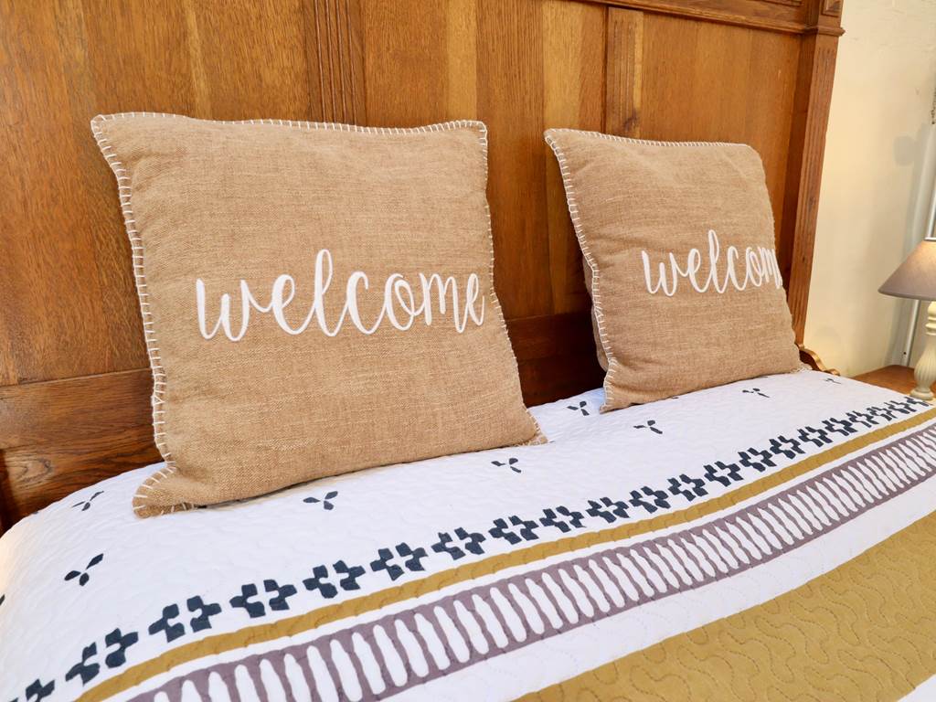 Coussins de bienvenue