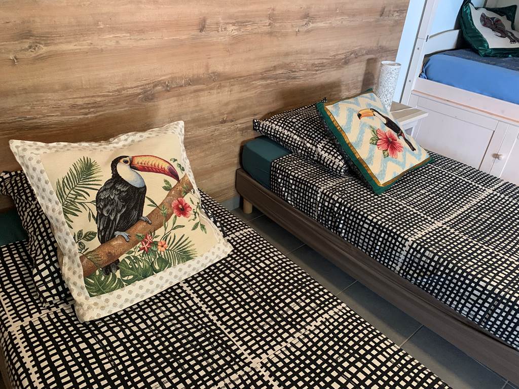 Les grands lits sont modulables en lits individuels