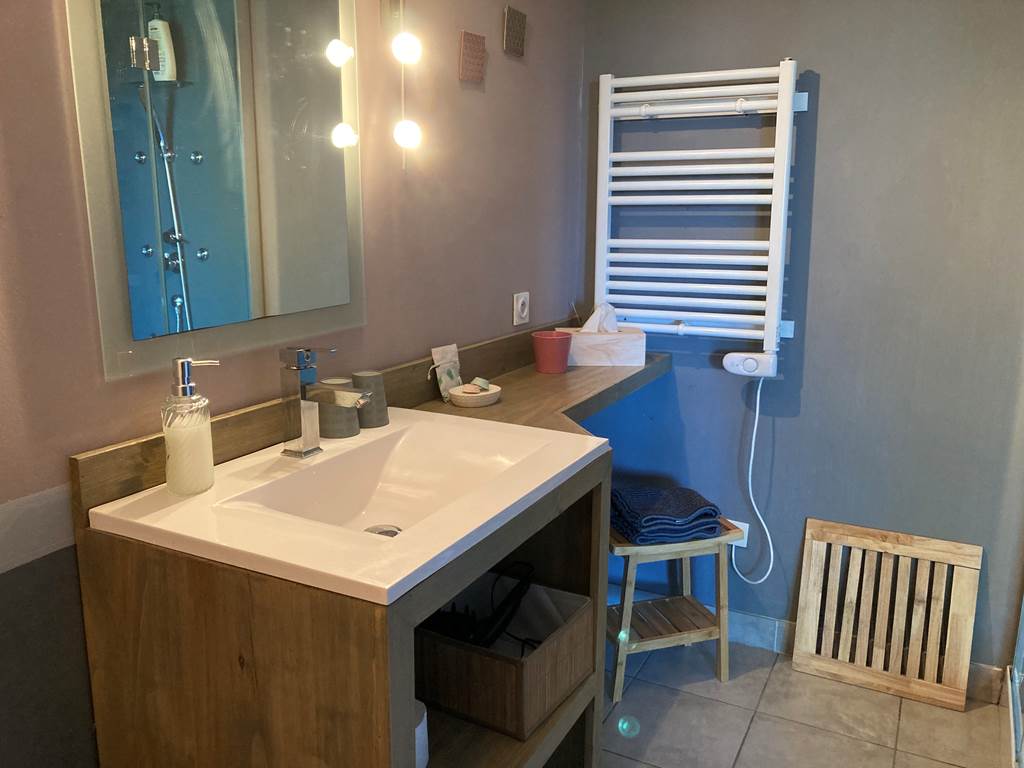 La salle d'eau - chambre COULOUME
