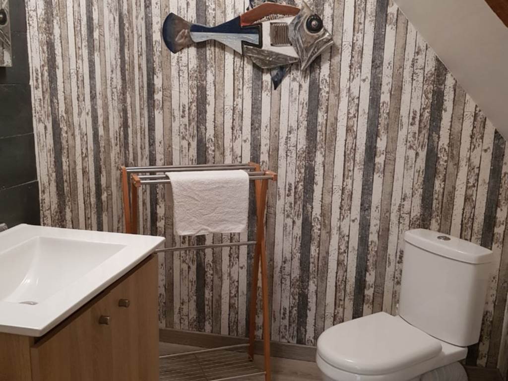 Cabine de plage - Toilettes séparées - chambres d'hôtes 2 personnes