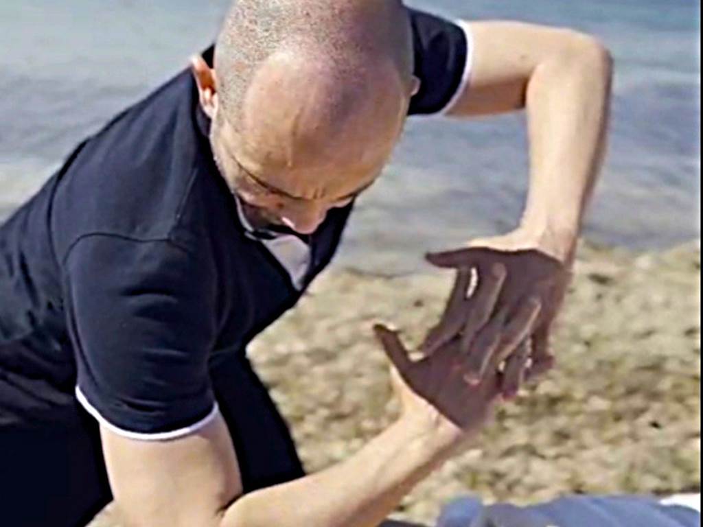 massage bord de plage 6