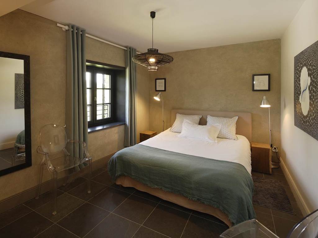 La chambre bleue à l'Oustal (lit 160)