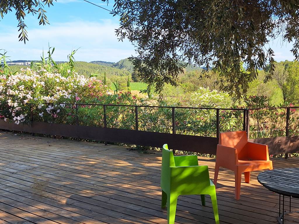 TERRASSE VUE SUR LA NATURE