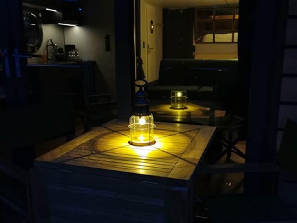 le soir sur la terrasse pont arrière